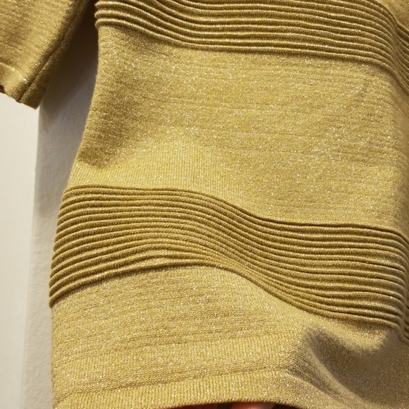 Endless Rose glittery knit top short sleeve Small - Picture 3 of 8